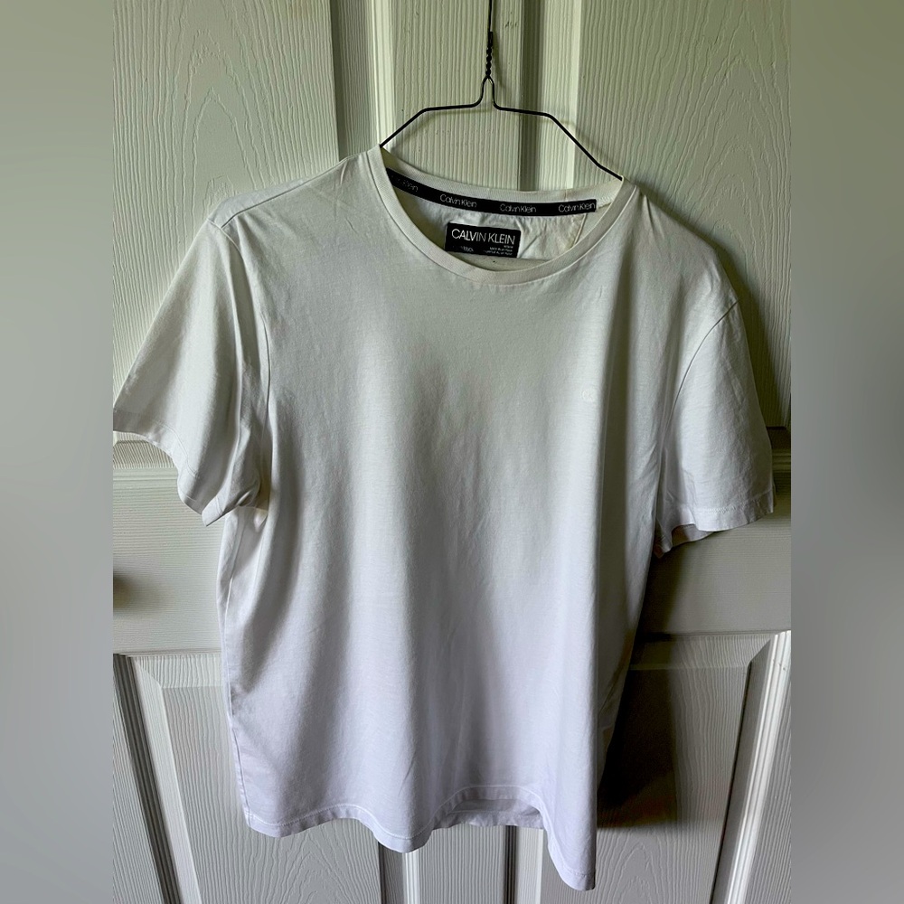 Calvin Klein Liquid Touch Tee in White